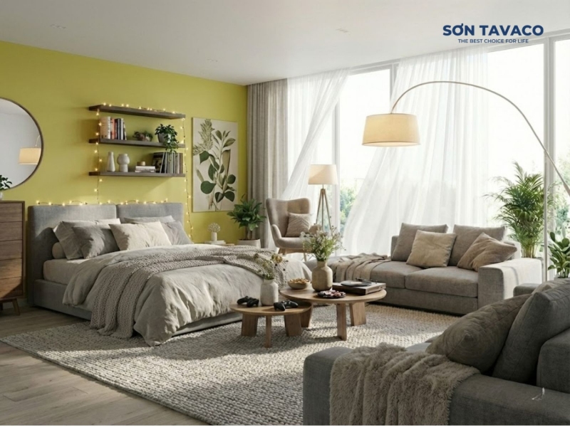 Sơn Jotun Màu Vàng Chanh Không Bị Chói - Tư Vấn Màu Chuẩn, Giá Tốt