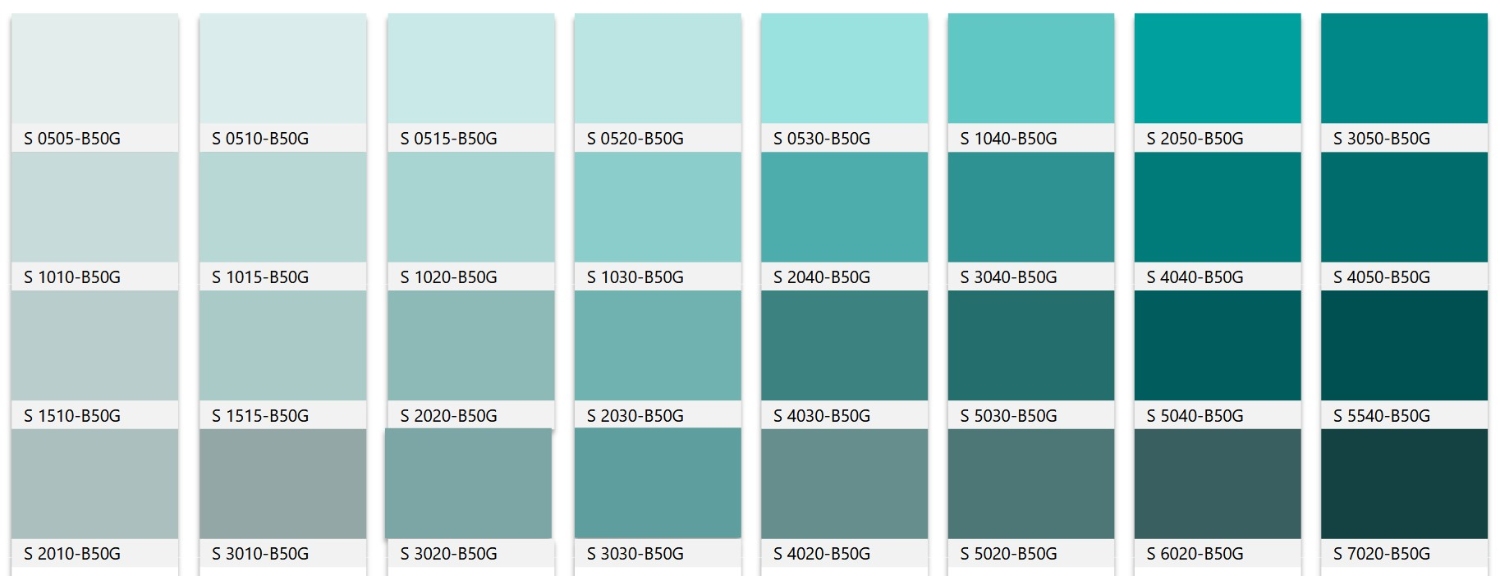 son jotun mau xanh luc