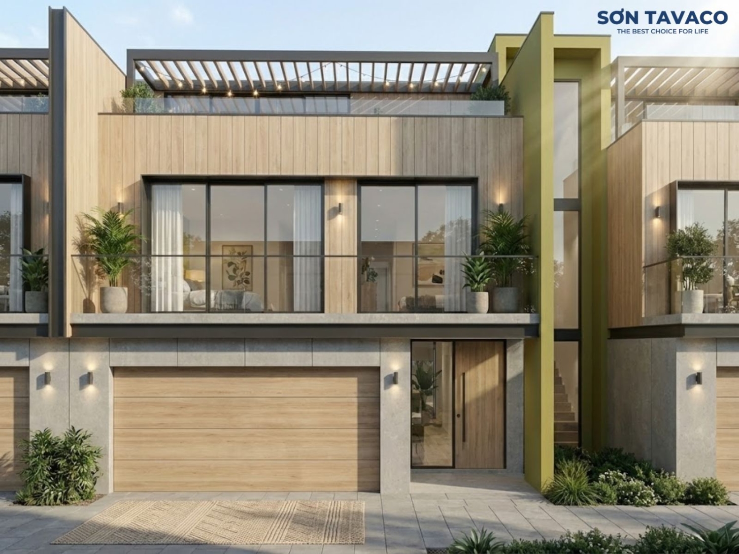 son nha mat tien mau vang chanh