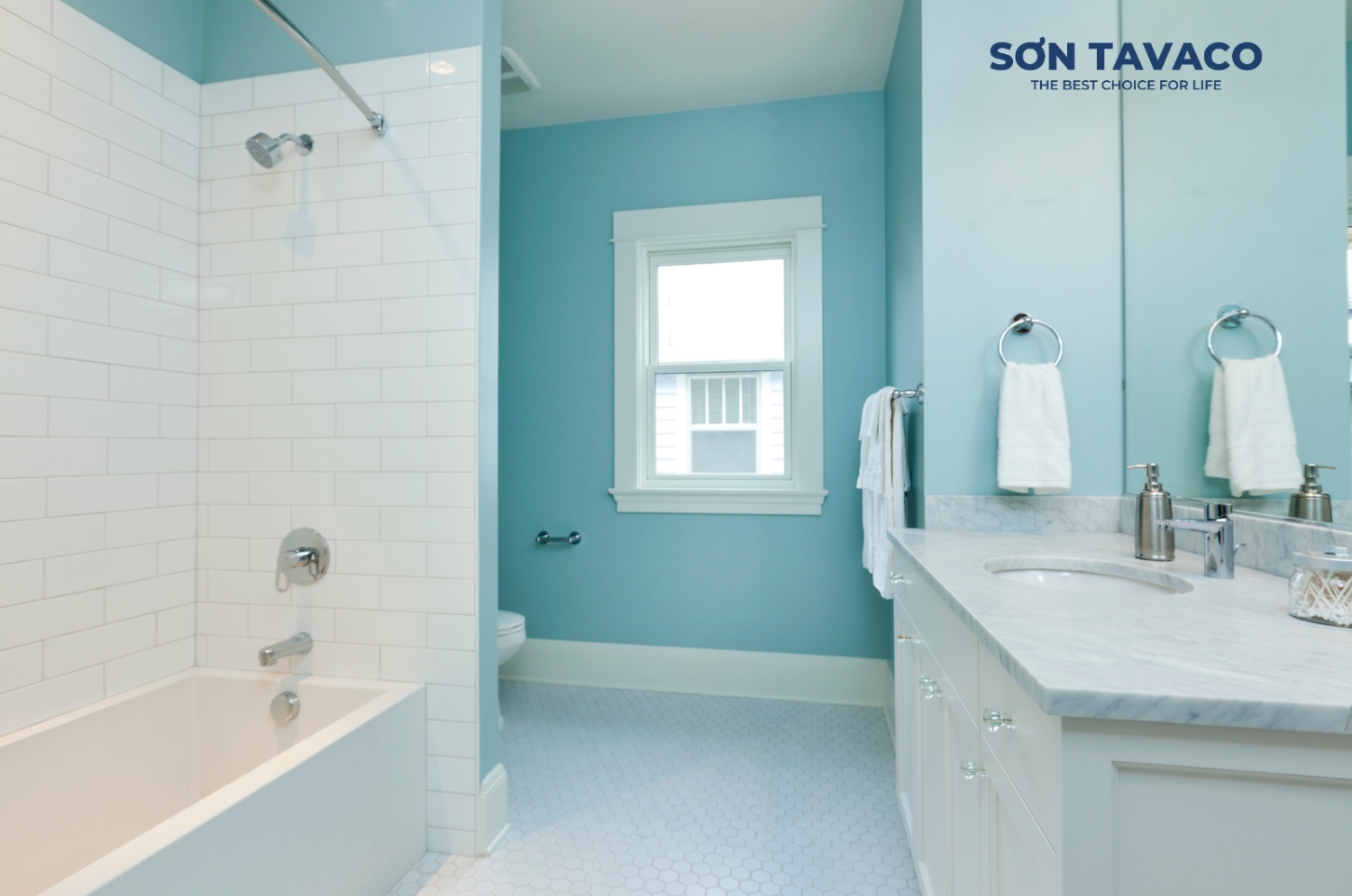 son nha mau xanh ngoc bich nhat