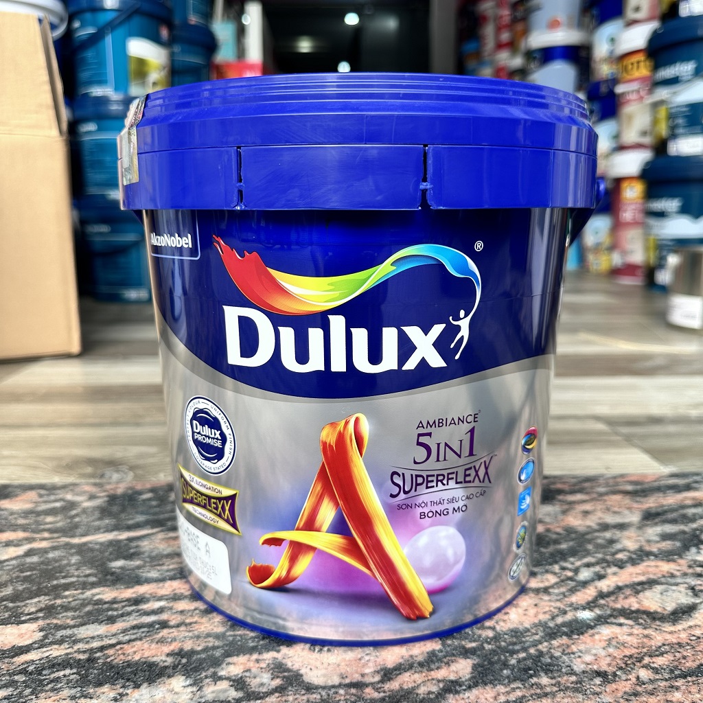 Sơn Dulux Ambiance 5in1 Superflexx Bóng Mờ (Z611) Màng Sơn Siêu Co Giãn