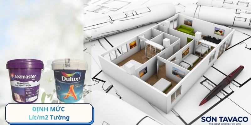 Tìm Hiểm "1 Thùng, 1 Lít Sơn" Sơn Được Bao Nhiêu M2 Tường