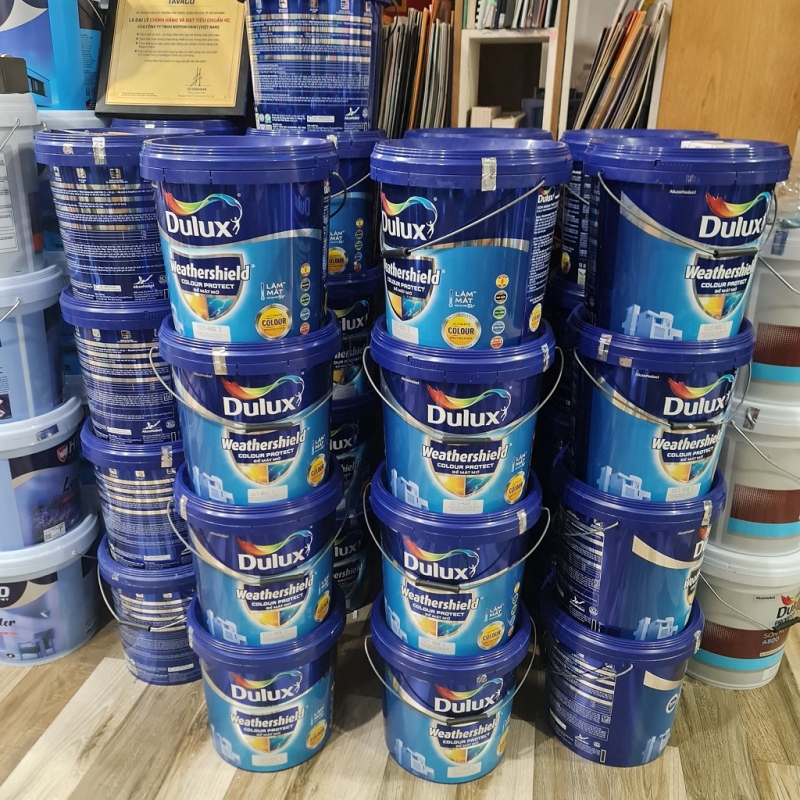 1 thùng sơn Dulux 18l sơn được bao nhiêu M2