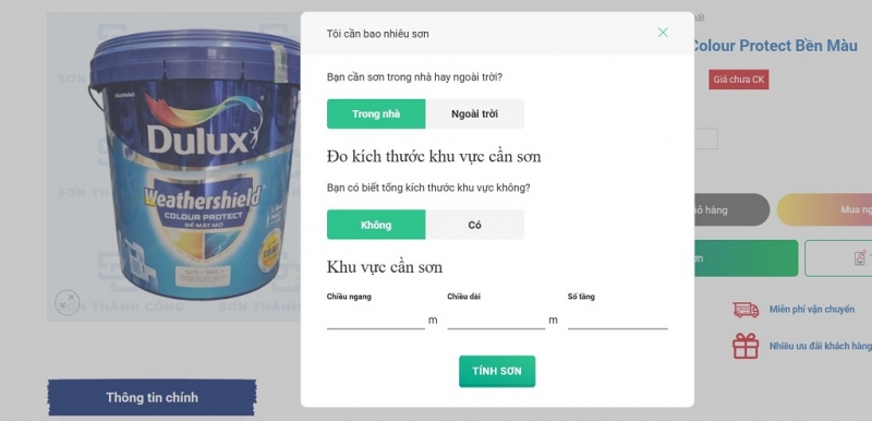 Cách tính diện tích sơn nhà chính xác cho công trình
