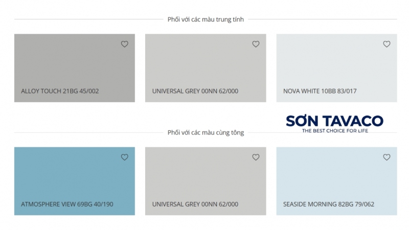 Sơn Dulux Màu Ghi Sáng: Bảng Giá Màu Ghi Sáng Nội Ngoại Thất
