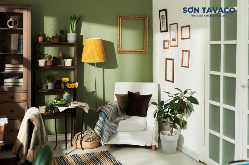 Sơn Nhà Màu Xanh Rêu: 10+ Ý Tưởng Cho Phong Cách Vintage & Wabi-Sabi