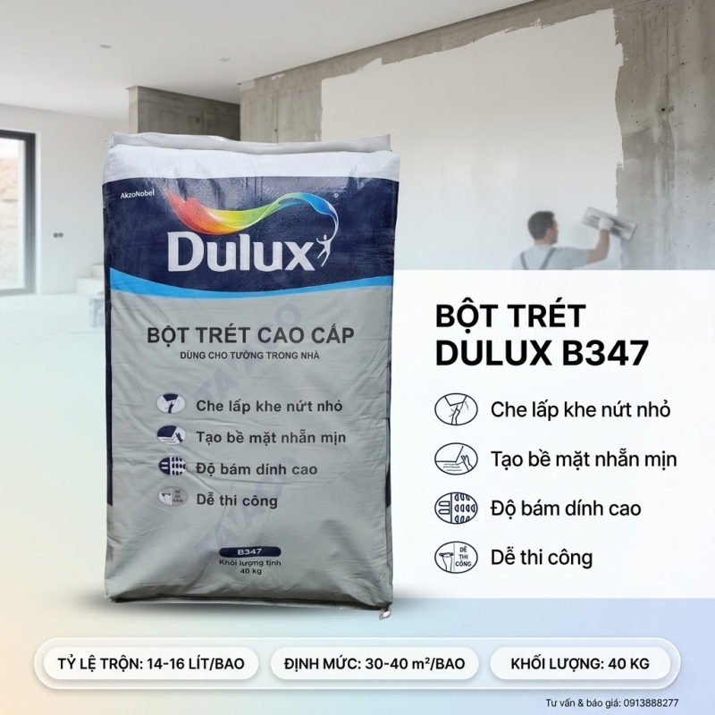 Bột Trét Dulux Nội Thất B347