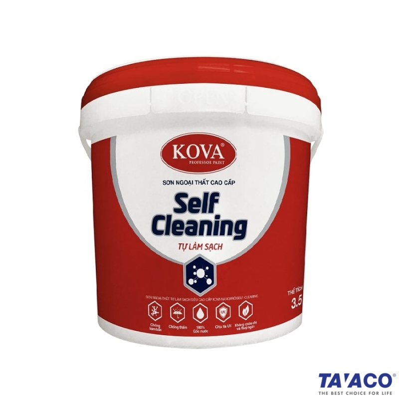 Sơn Kova Nano Self Cleaning Tự Làm Sạch