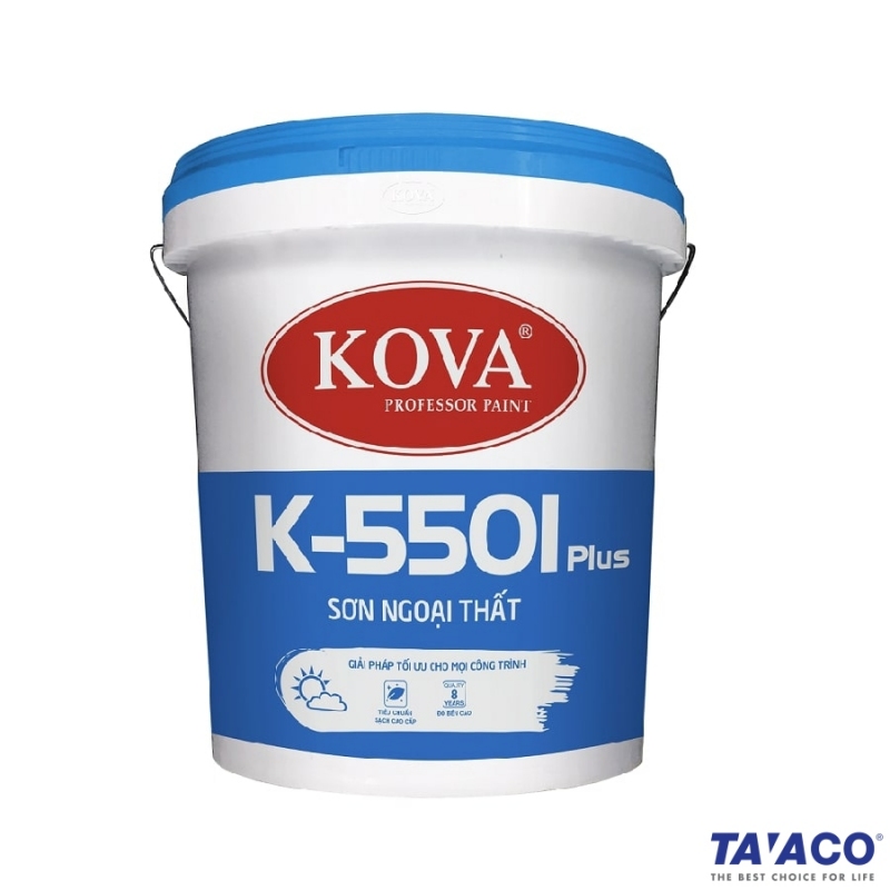 Sơn KOVA K-5501 Plus Ngoại Thất
