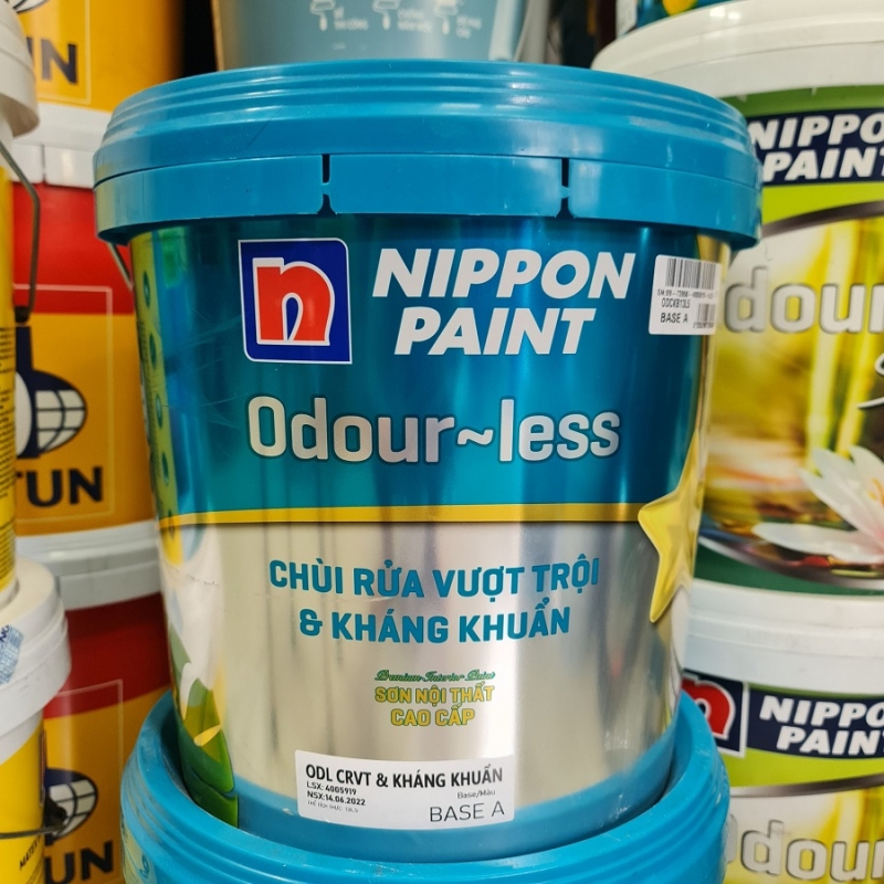 Sơn Nippon Odour less Chùi Rửa Vượt Trội & Kháng Khuẩn