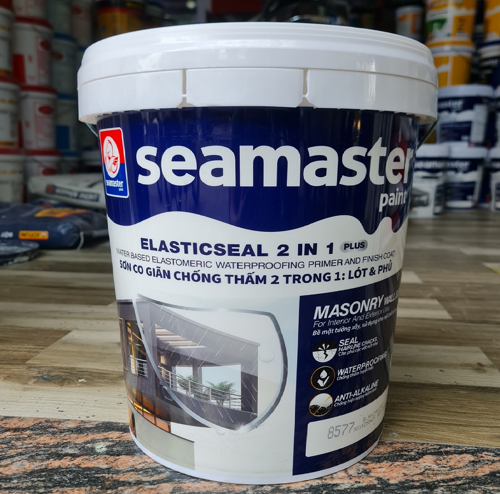 1 thung son chong tham seamaster 8577 son duoc bao nhieu m2