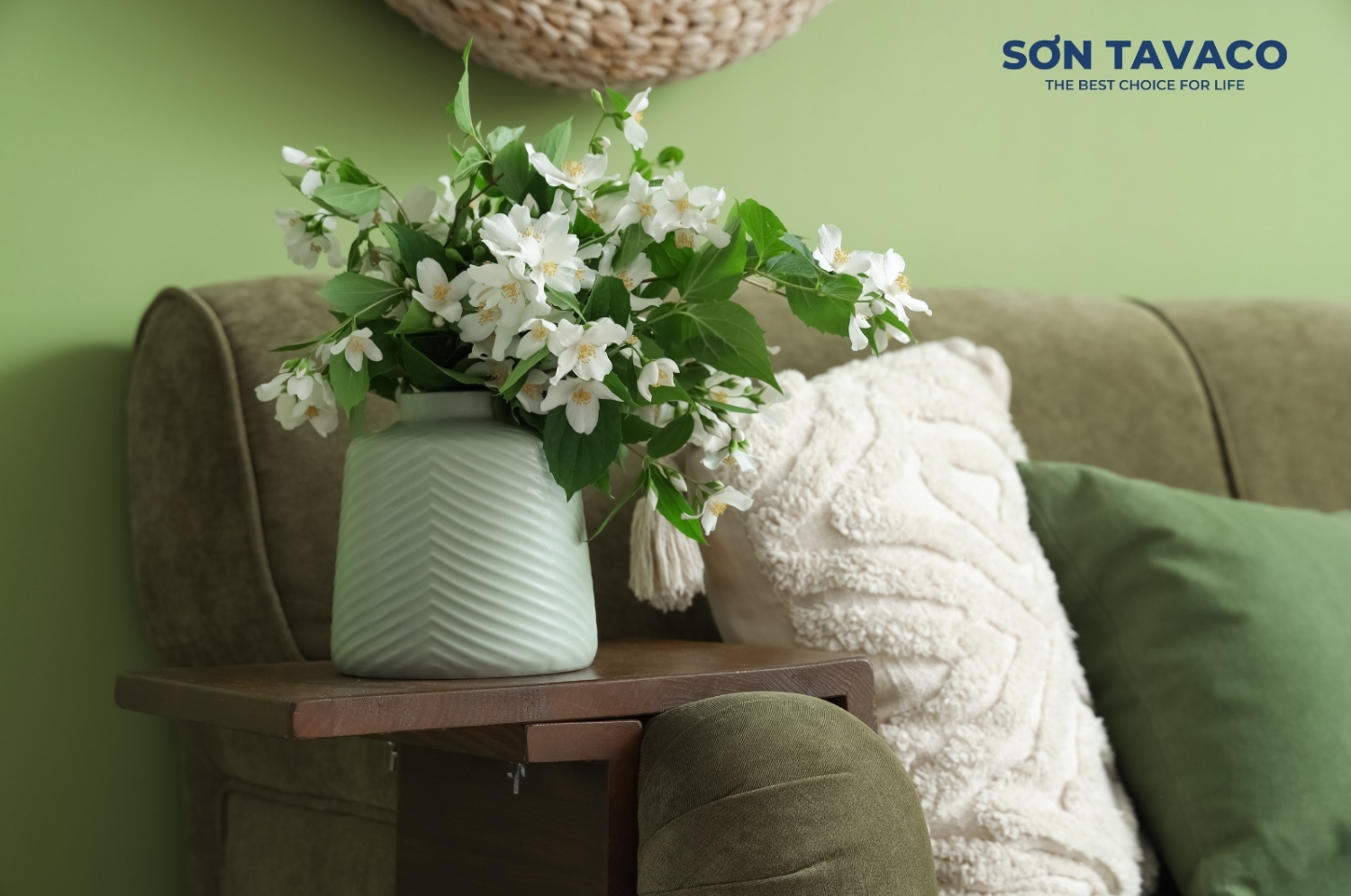 ma mau son xanh reu dam