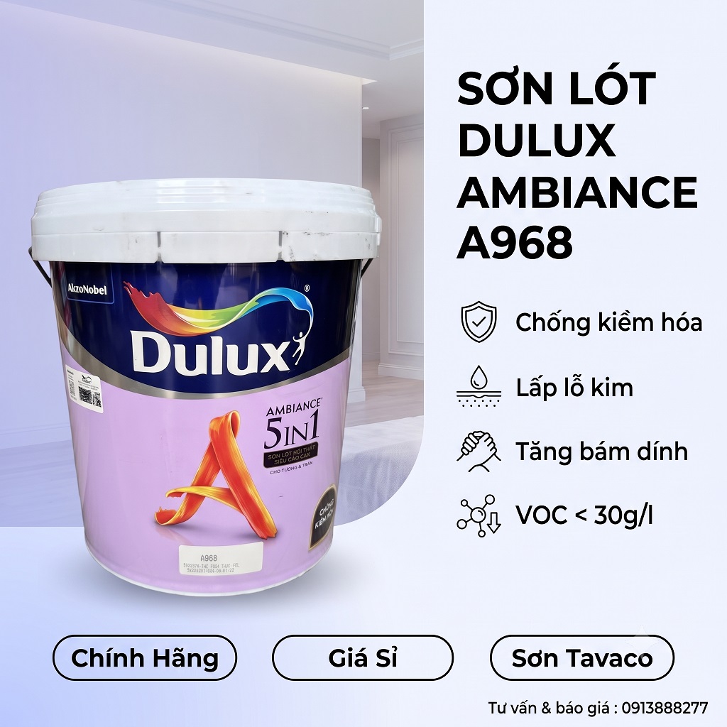 Sơn Lót Nội Thất Dulux Ambiance Primer A968